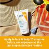 imageCeraVe Hydrating Sheer Sunscreen with SPF 30 for Face and Body Mineral ampamp Chemical Sunscreen for Men ampamp Women with Zinc Oxide Hyaluronic Acid and Ceramides ParabenFree  FragranceFree 5 Ounces5 Fl Oz Pack of 1