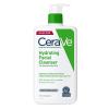 imageCeraVe Hydrating Facial Cleanser Moisturizing Face Wash For Dry Skin Hyaluronic Acid  Ceramides  Glycerin Hydrating Cleanser For Normal To Dry Skin National Eczema Association Certified19 Fl Oz Bottle