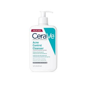imageCeraVe Acne Treatment Face Wash Salicylic Acid Cleanser with Purifying Clay Niacinamide and Ceramides Pore Control and Blackhead Remover 8 Ounce16 Fl Oz Pack of 1