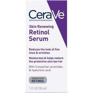 imageCeraVe Anti Aging Retinol Serum For Face Encapsulated Retinol With Hyaluronic Acid Niacinamide ampamp Ceramides Smooths Wrinkles ampamp Fine Lines Gentle Skin Brightening Serum Fragrance Free 1 Oz