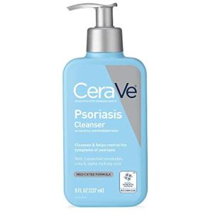 imageCeraVe Cleanser for Psoriasis Treatment With Salicylic Acid for Dry Skin Itch Relief ampamp Latic Acid for Exfoliation Fragrance Free ampamp Allergy Tested 8 Ounce