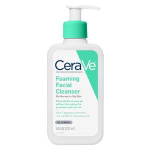 imageCeraVe Foaming Facial Cleanser Daily Face Wash for Oily Skin Hyaluronic Acid  Ceramides  Niacinamide Fragrance Free ampamp Paraben Free NonDrying Oil Control Face Wash 16 Fluid Ounces8 Fl Oz Pack of 1