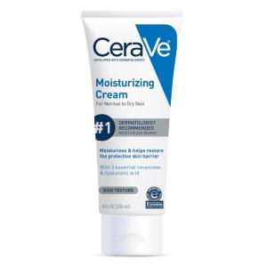 imageCeraVe Moisturizing Cream Face Body Moisturizer Normal to Dry Skin 8 Fl Oz8 Ounce