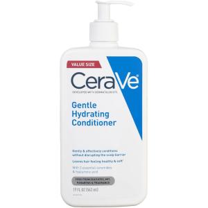 imageCeraVe Gentle Hydrating Conditioner Hair Conditioner With Ceramides Niacinamide amp Hyaluronic Acid Sulfate Free amp Color Safe Moisturizing Conditioner For All Hair amp Scalp Types 19oz19 Fl Oz Pack of 1
