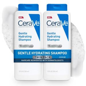 imageCeraVe Gentle Hydrating Shampoo With Ceramides Niacinamide amp Hyaluronic Acid For Soft Healthy Looking Hair amp Scalp Sulfate Free amp Color Safe Shampoo For All Hair Types 19 Oz12 Fl Oz Pack of 2